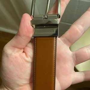 Leather belt